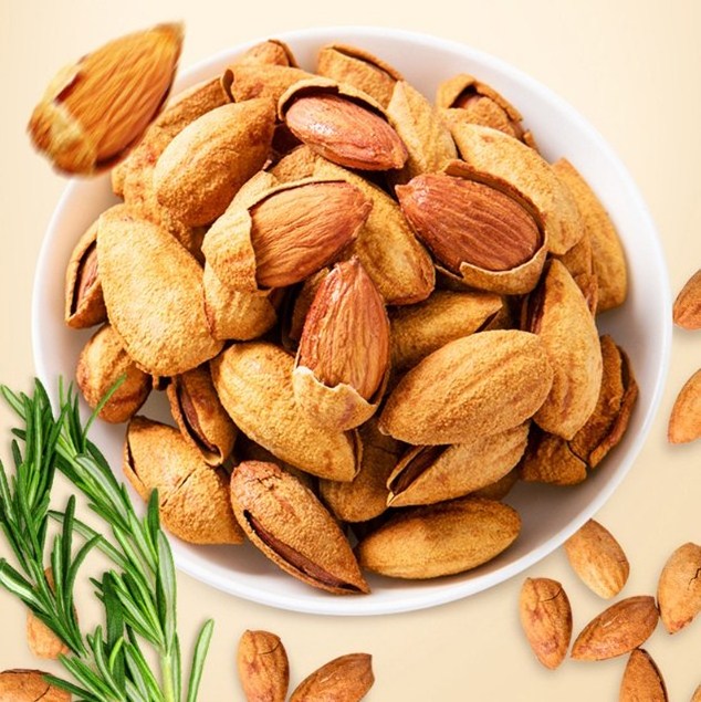 Free 1 kg samples of California almonds in various flavors from the factory