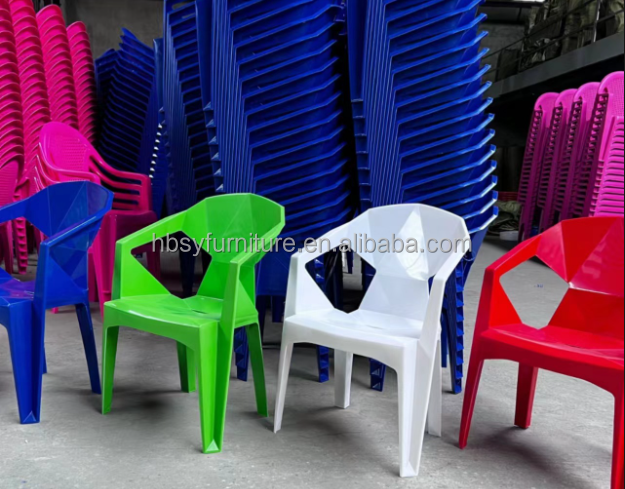 Colorful Bar Furniture Modern Outdoor Stackable High Stool Club Mini Polypropylene PP Plastic Bar Chair