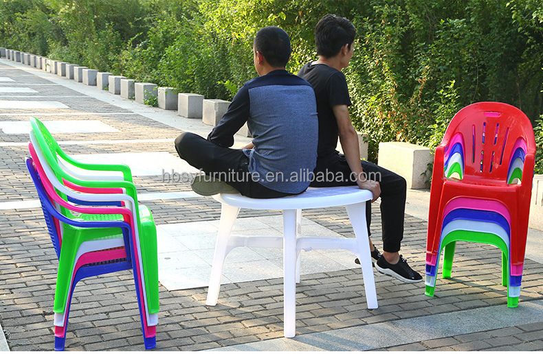 Colorful Bar Furniture Modern Outdoor Stackable High Stool Club Mini Polypropylene PP Plastic Bar Chair