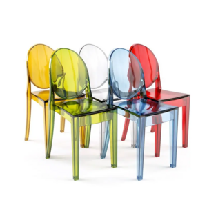 Wholesale Modern Dining Chair Transparent Clear Acrylic Ghost Chair