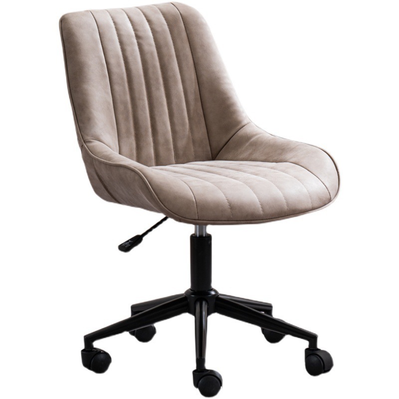 Home Office Swivel Velvet  Accent Armchair Upholstered Modern Chair with Metals Base Adjustable Padded Vanity Computer Chair