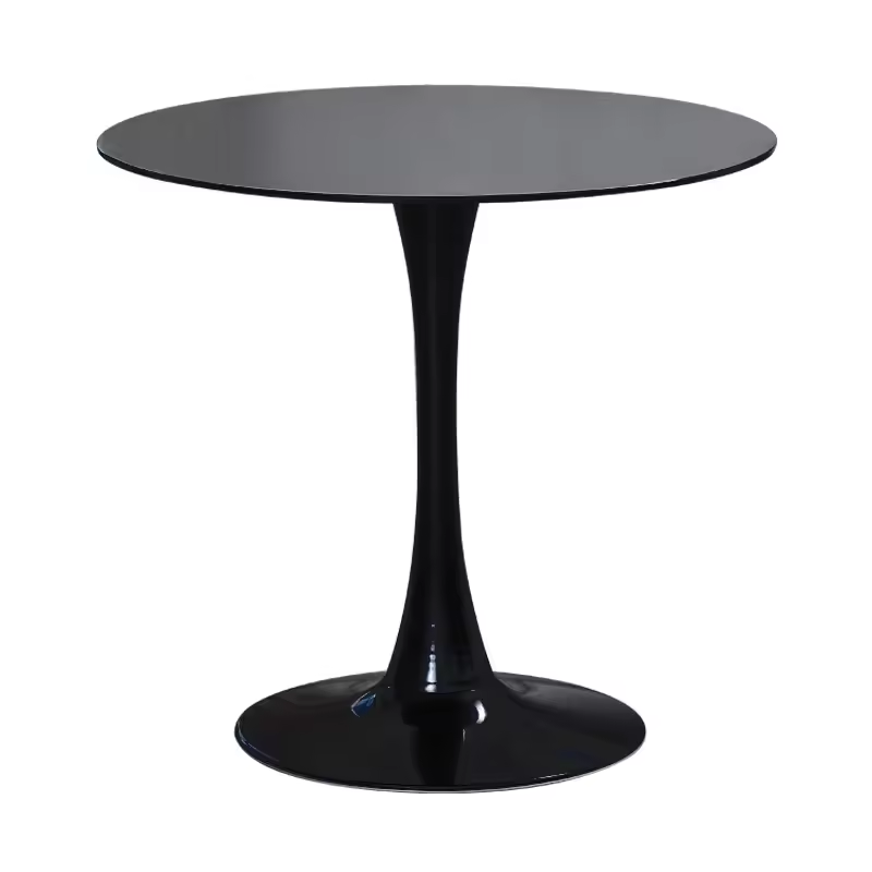 home furniture nordic modern silver base round pool table coffee table modern glass coffee table 60cm round