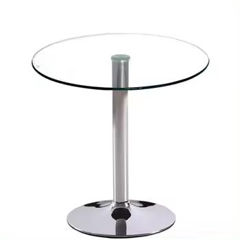 home furniture nordic modern silver base round pool table coffee table modern glass coffee table 60cm round