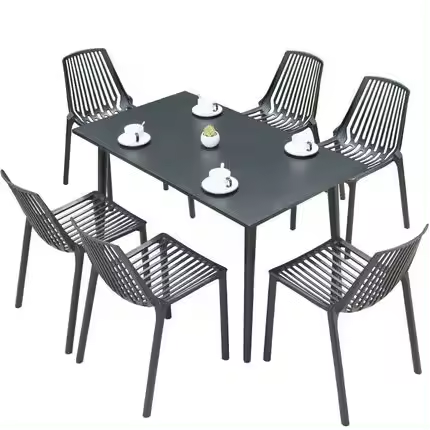 Wholesale cheap outdoor furniture monoblock stackable plastic patio chair