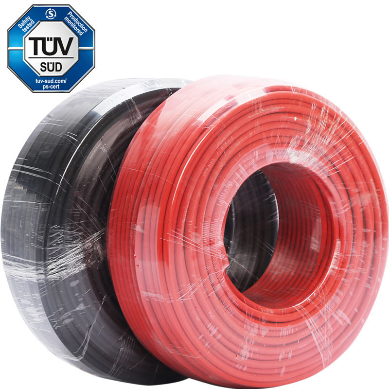 Xlpe Insulation Cu Pv Wire 2awg 6 Awg 8 Awg 10awg 12 Awg Solar Cable