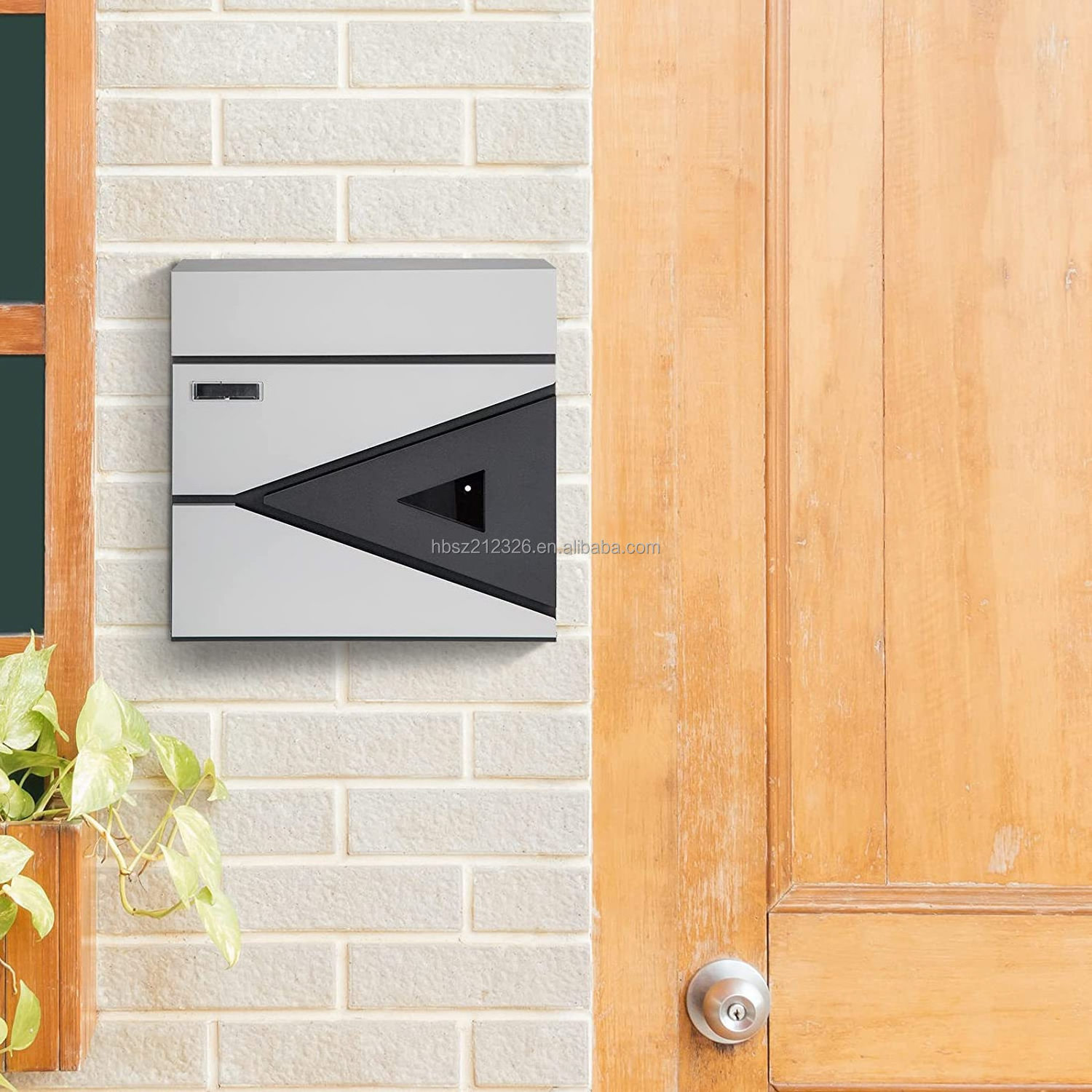 New Material Design Modern Gun Mailbox Apartment Cluster Post Steel With Wholesale Price