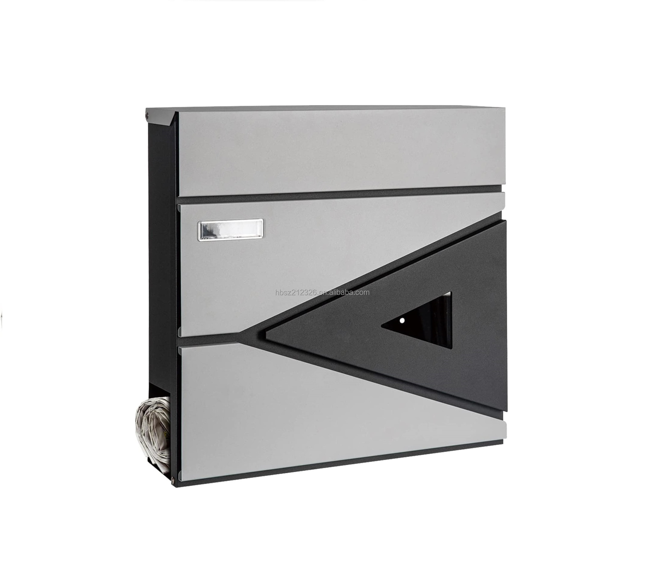 New Material Design Modern Gun Mailbox Apartment Cluster Post Steel With Wholesale Price