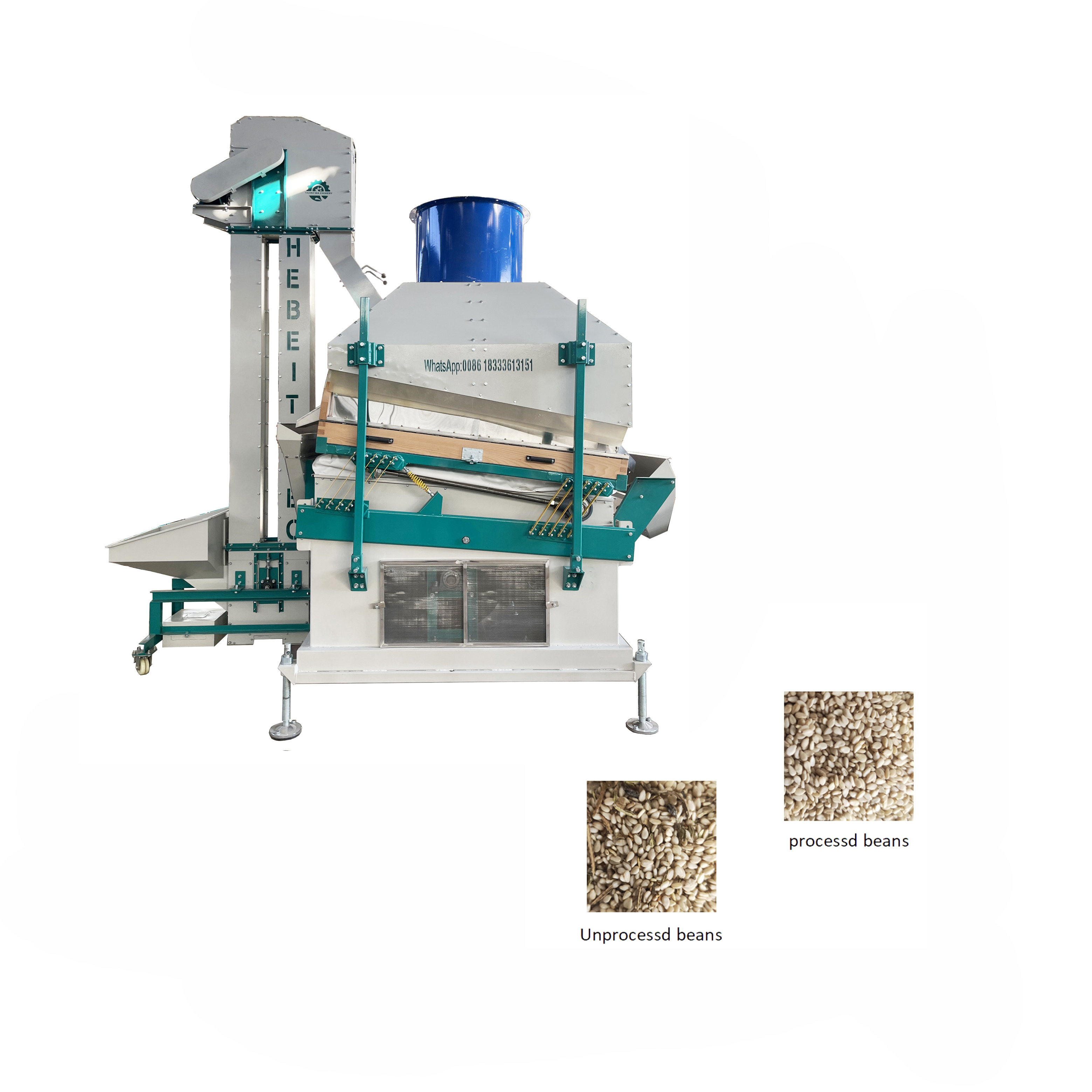 Grain Processing Machine Destoner Machine Coffee Bean Maize Destoner Machine