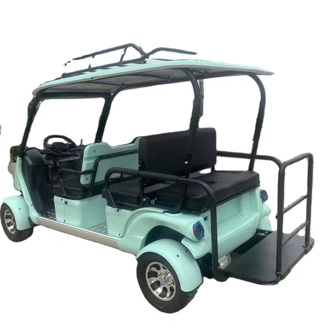 New design 60V 4 seater 4 wheel sightseeing bus Multifunctional electric four wheel vehicle utv golf cart