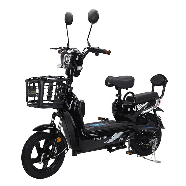 2 Wheels Electric Bike Scooter/Electric Moped With Pedals Motorcycle Electric Bicycle