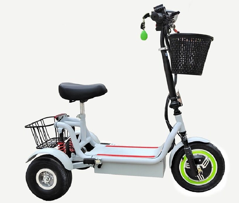 Chinese making mini electric tricycle single seat 3 wheels electric scooter for disabled peoples