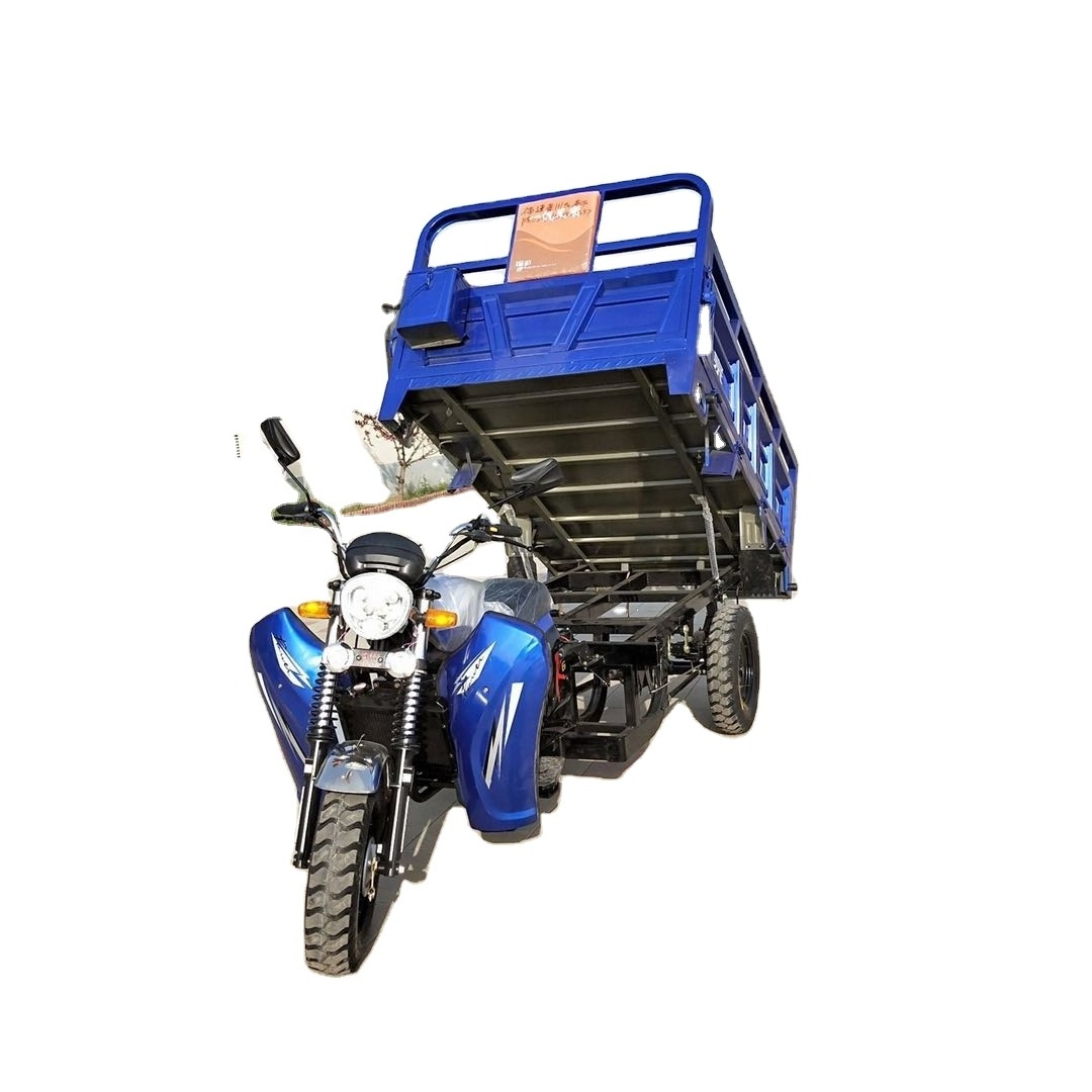 250cc motorcycles 3 wheel dump truck for cargo gasoline tricycle high-capacity Popular cargo tricycle