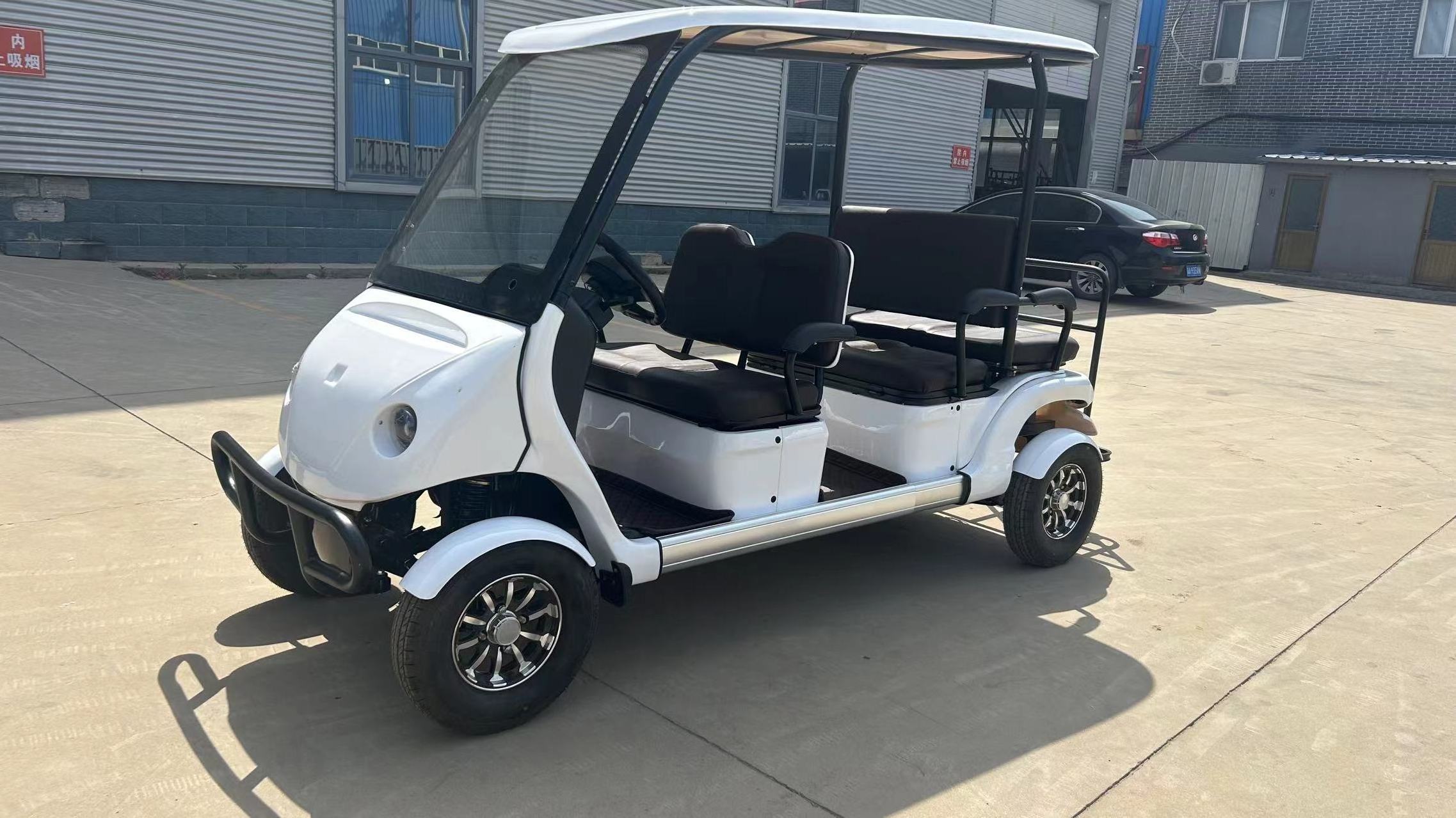 Wholesale 4 wheel  Electric Golf Cart Buggy with Fat Tire 1800W-3000W Motor 4 seats 6 Seats 8 seats tour car