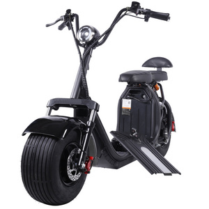 2023 New Electric Scooters 150cc Steel Frame For Men And Women Citycoco Removable Battery Electric Chopper Motorbike