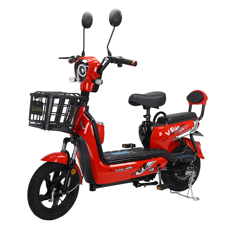 2 Wheels Electric Bike Scooter/Electric Moped With Pedals Motorcycle Electric Bicycle