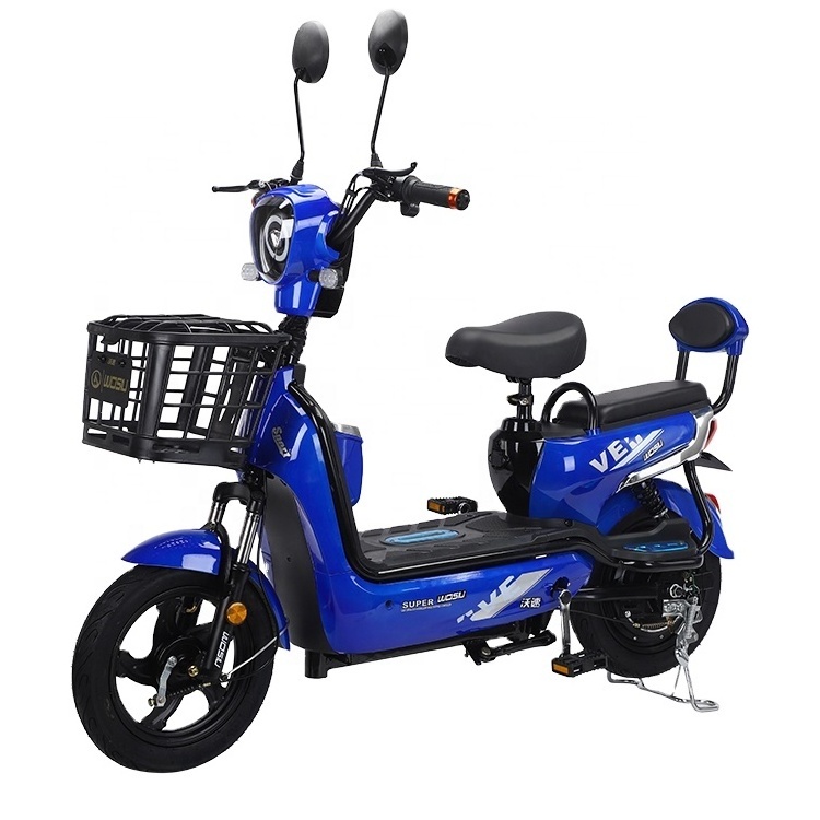 2 Wheels Electric Bike Scooter/Electric Moped With Pedals Motorcycle Electric Bicycle