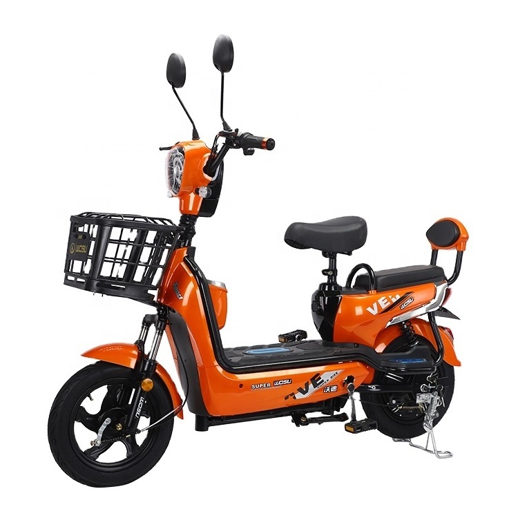 2 Wheels Electric Bike Scooter/Electric Moped With Pedals Motorcycle Electric Bicycle