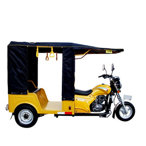 Popular Bajaj 3-Wheel Motorcycle 250CC Gasoline Powered Tuk Tuk with Open Body for Cargo for Passengers