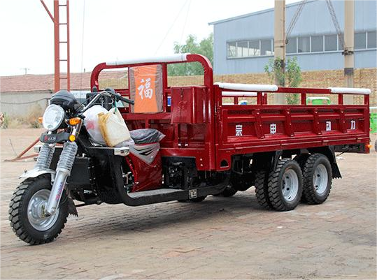 350CC Water Cooling Customized Double Wheel/9 Wheel Motorcycle Double Rear Axle 9 Wheel Cargo Tricycle