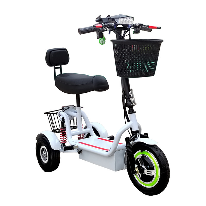 Chinese making mini electric tricycle single seat 3 wheels electric scooter for disabled peoples