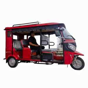 Hot selling Africa Tuk Tuk Nigeria gasoline tricycle  electric Ghana Moto taxi 200cc Motorized Passenger tricycle