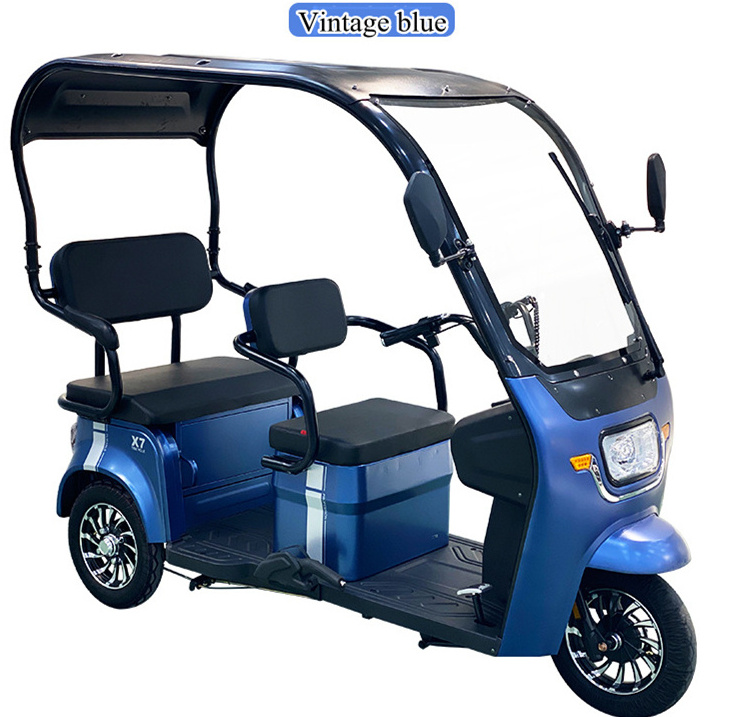 Factory Direct 48V Electric Tricycle Passenger Scooter with EEC Certification Good Price for Adults