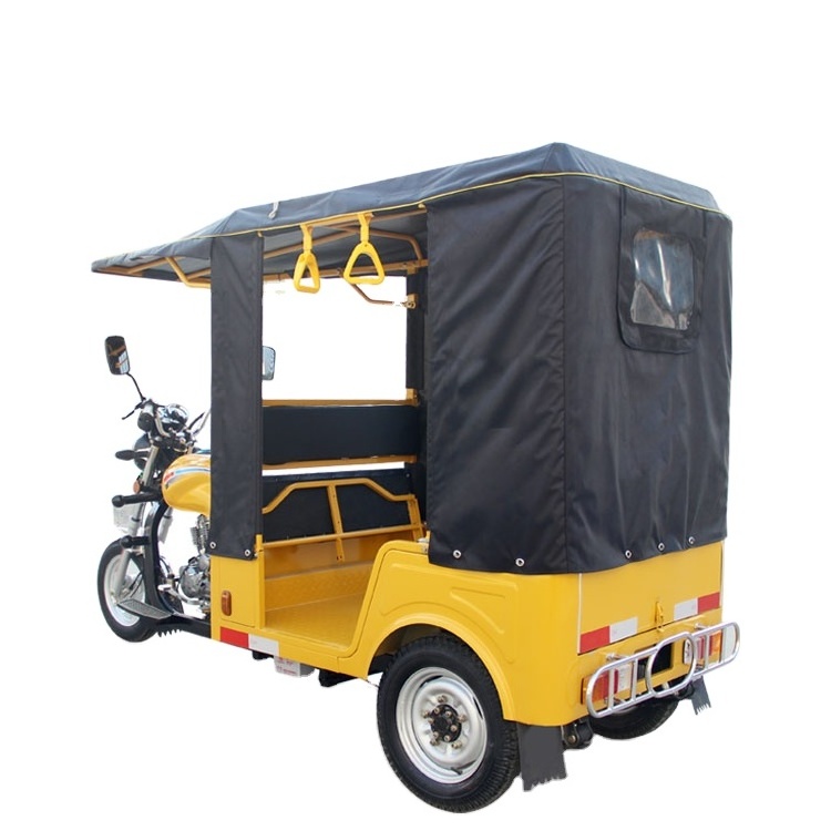 Popular Bajaj 3-Wheel Motorcycle 250CC Gasoline Powered Tuk Tuk with Open Body for Cargo for Passengers