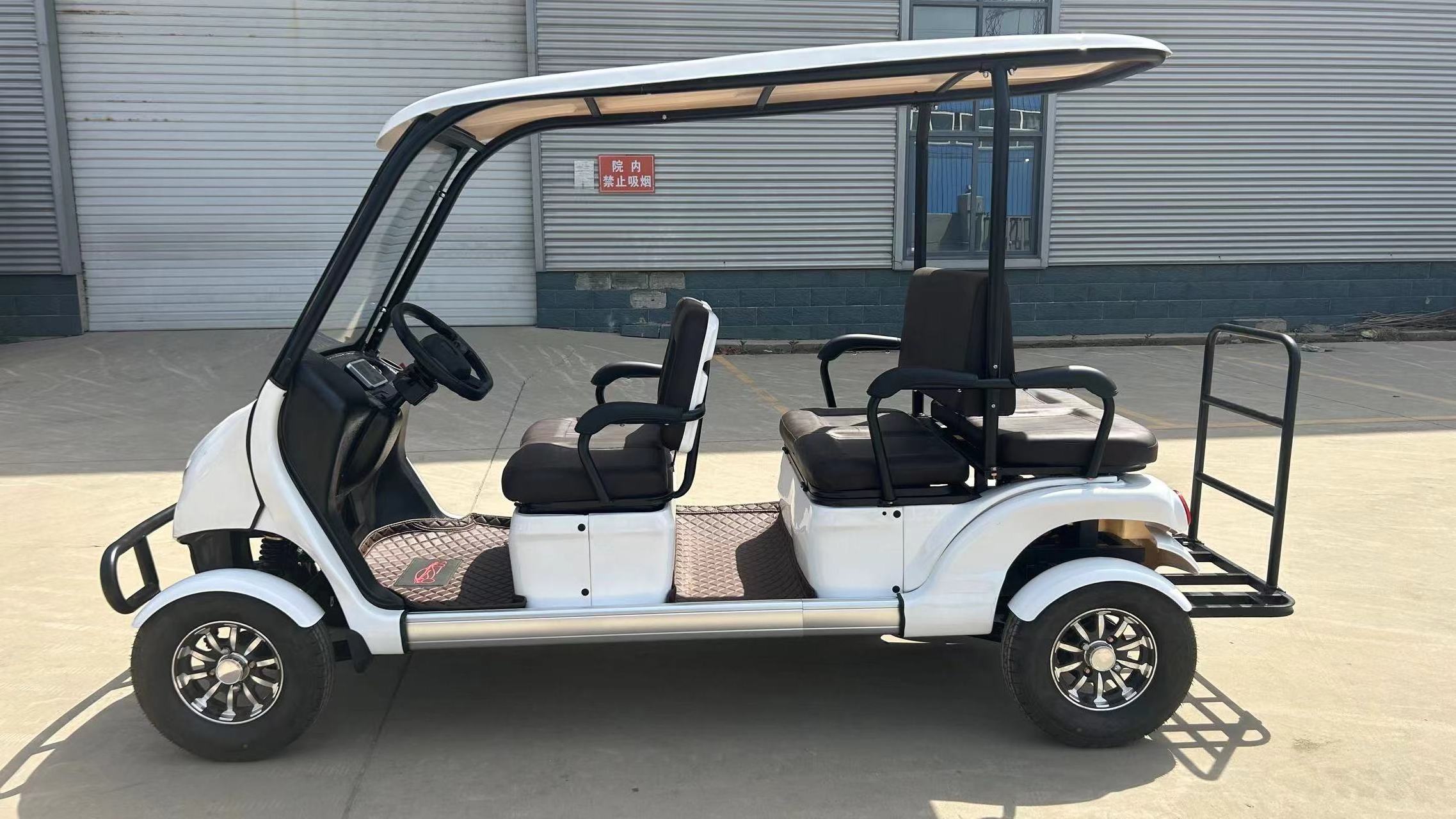 Wholesale 4 wheel  Electric Golf Cart Buggy with Fat Tire 1800W-3000W Motor 4 seats 6 Seats 8 seats tour car