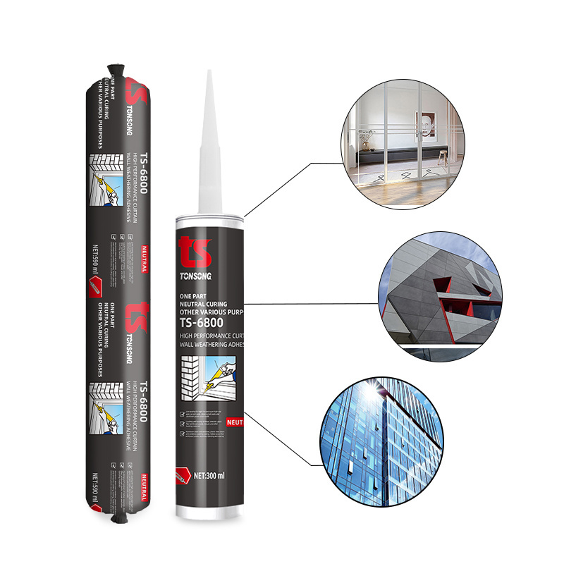 Aging resistance weather proofing caulking no smell silicone sealant clear silicone sealant for construction