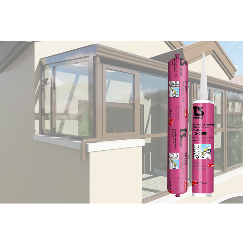 Caulk sealing of exterior walls for doors and windows TS-6000 Weather Resistant Adhesives Sealant