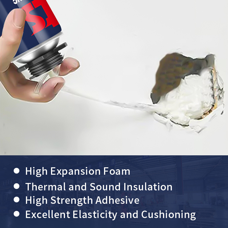 Polyurethane Foam Caulk Polyurethane Sealant 300ml PU Spray Foam High Expansion Foam