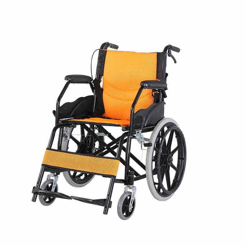 Factory directly sale foldable manual cheap wheelchair price for disabled portable from china