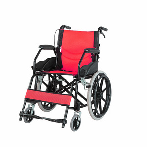 Factory directly sale foldable manual cheap wheelchair price for disabled portable from china