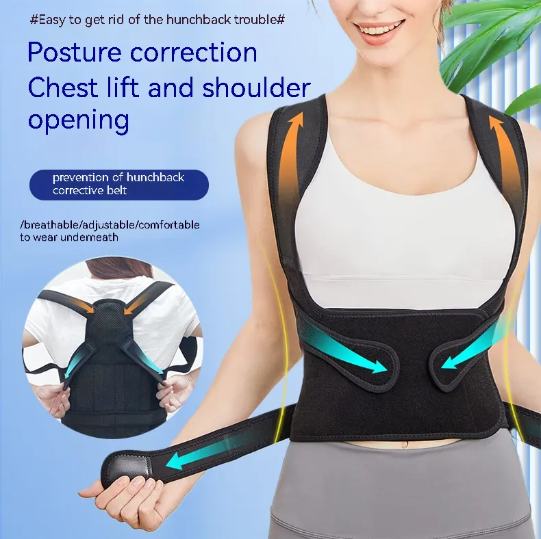 Trending Products New Arrivals Custom Adjustable Scoliosis Back Support Brace For Men Women Neoprene Belt Posture Corrector