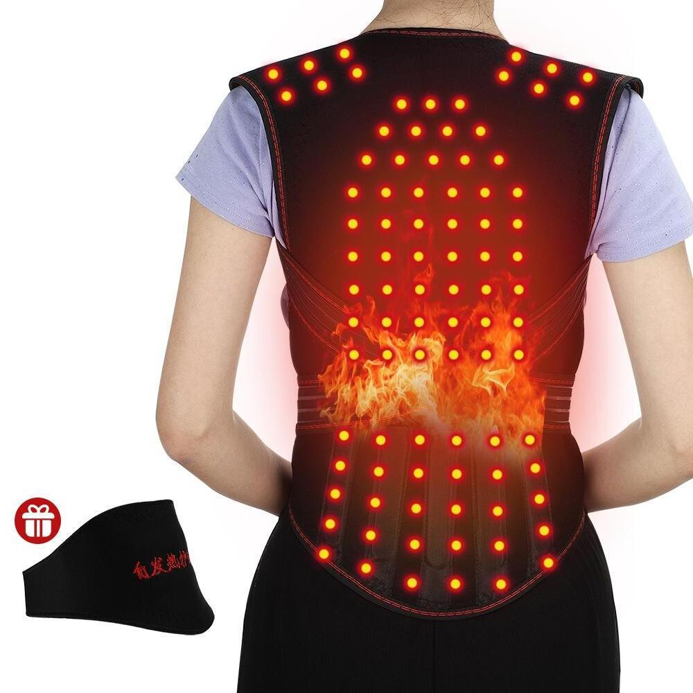 New 68 Magnets Self-heating Shoulder Strap Neck guard Reinforced support Fixed Waist Vest