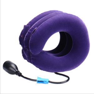 Support sleep well relieve pain inflatable brace three tubes cervical neck traction device