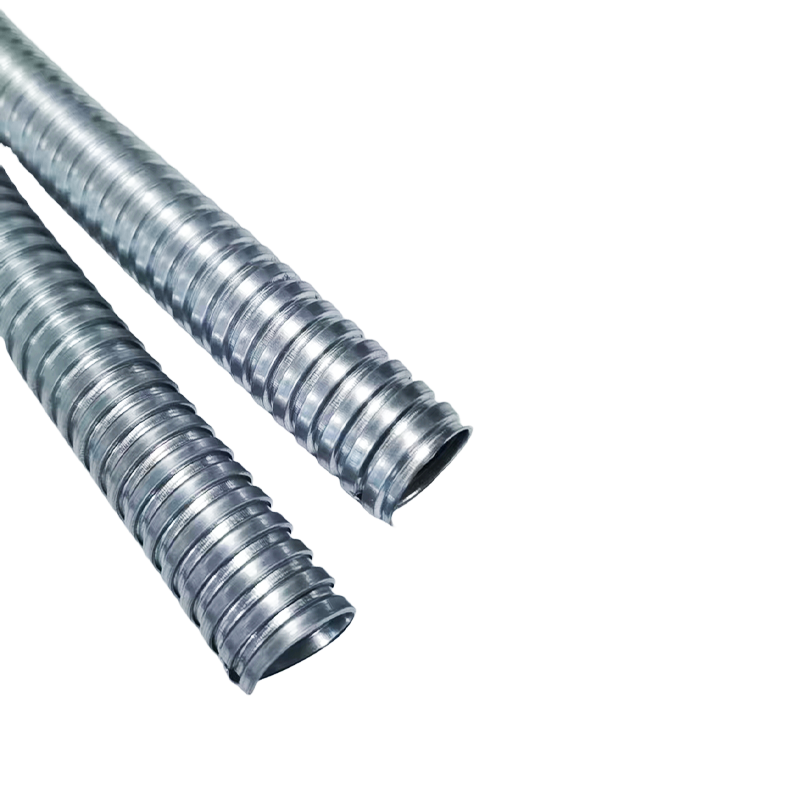 Galvanized Steel Pipe Flexible Conduit Metal Steel Corrugated Tube corrugated conduit For Wire Protection