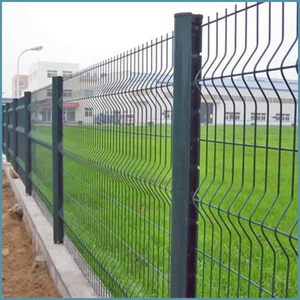 High Security Green PVC Powder Coated 3D Curved Bending Welded Wire Mesh Fence