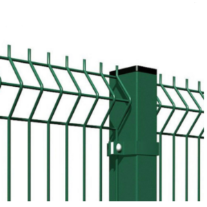 Wholesale PVC 3D Curved Coated Wire Mesh Triangular Bending Guardrail Nets Fence 3d Bend Guardrail