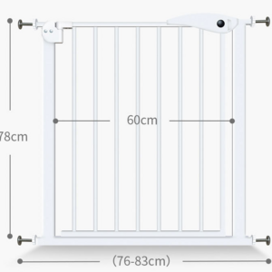 For Doorways and Stairs,safety Baby Gate for Kids and Pets, Extra Wide Child Gate Dog Gates Garden Fence Pvc Coated Steel Metal