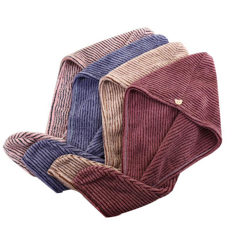 Hair turban shower towel american organic bamboo small microfiber cotton twist ladies hair towel wrap