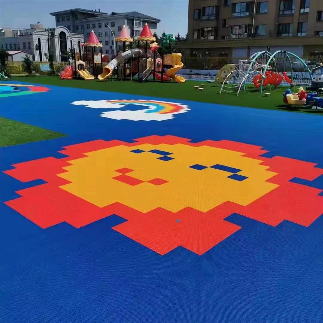 Wholesale Pp Removable Outdoor Backyard Basketball Court Suspended Interlocking Floor Plastic Tiles