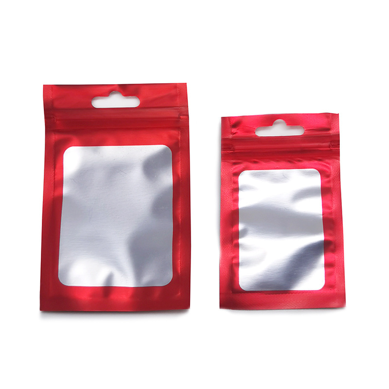 Custom Packaging Resealable Matte Stand Up Pouch Plastic Zip Lock With Window Mylar Bags