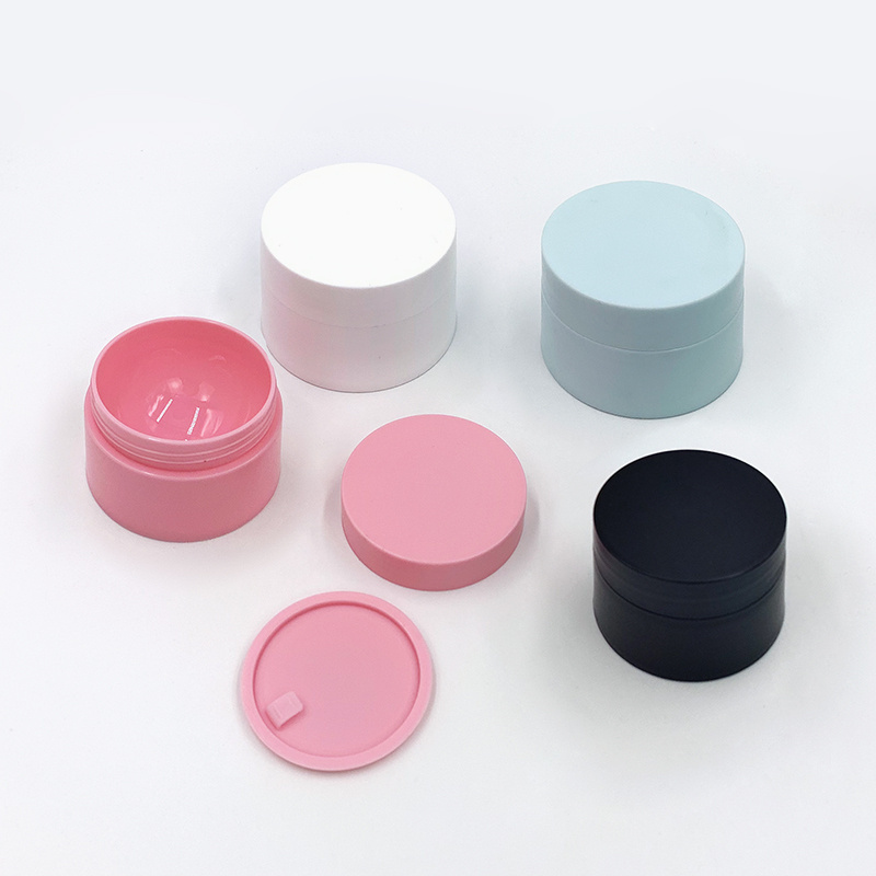 Custom pp plastic cream jar 10g 15g 20g 30g empty cosmetic jar lip scrub container for sale