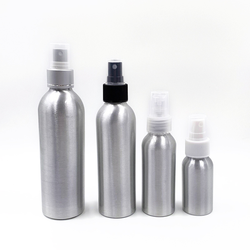 30ML-500ML Aluminum Bottle Empty Pump Sprayer Mist Spray Refillable Bottles Water Spray Bottle