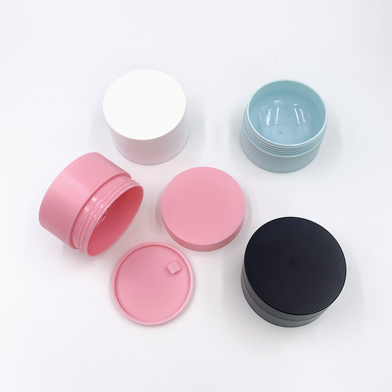 Custom pp plastic cream jar 10g 15g 20g 30g empty cosmetic jar lip scrub container for sale