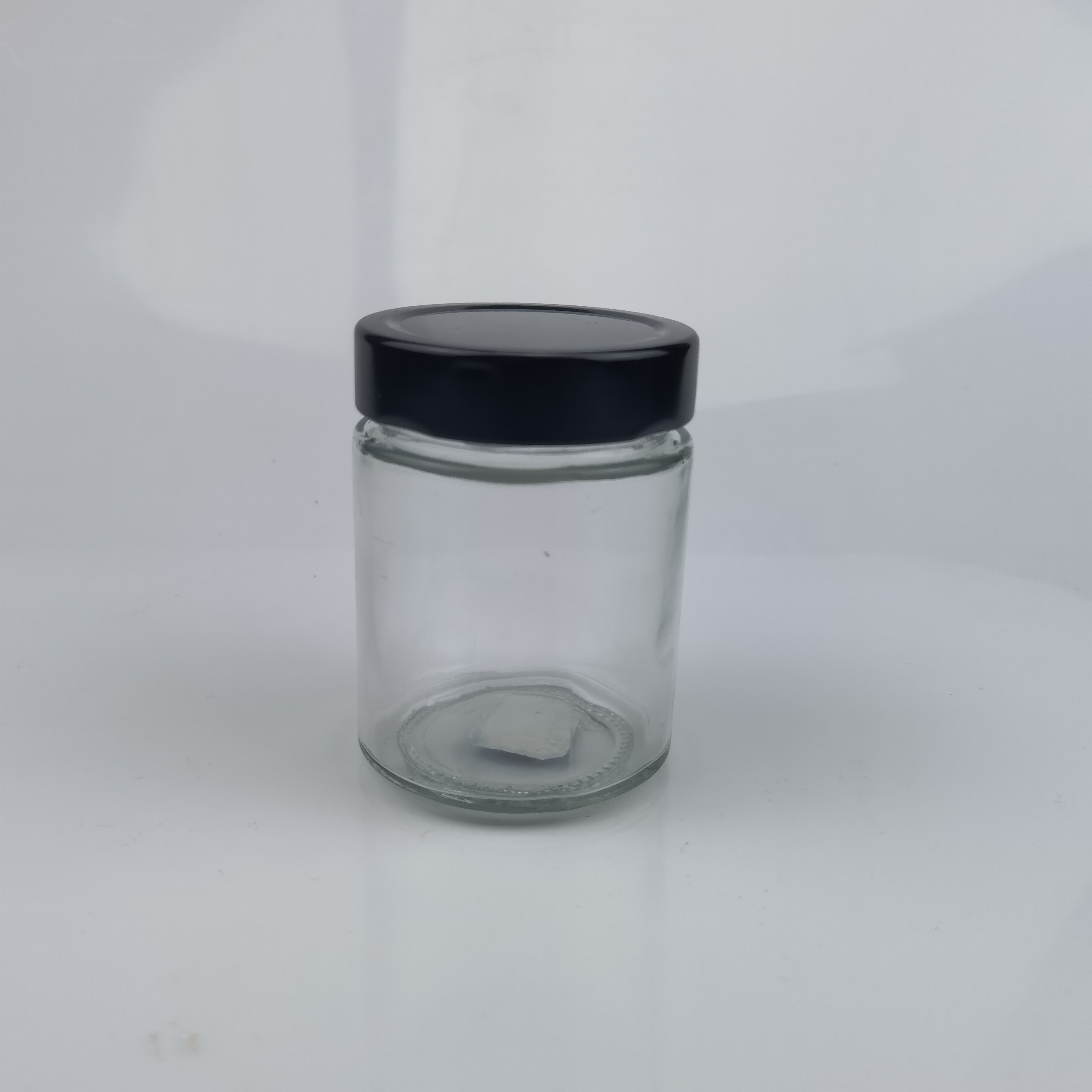 Factory Price 100 ML 220 ML 280 ML 500 ML Ergo Straight Round Side Ergo Glass Honey Jars With Twist Off Lids