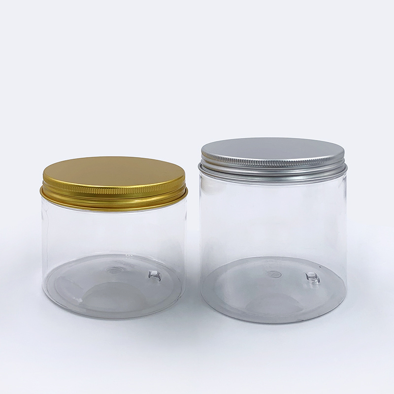 Food Grade Empty Slime Containers Clear Storage Plastic Jars With Large Lids And Labels