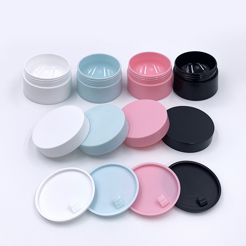 Custom pp plastic cream jar 10g 15g 20g 30g empty cosmetic jar lip scrub container for sale