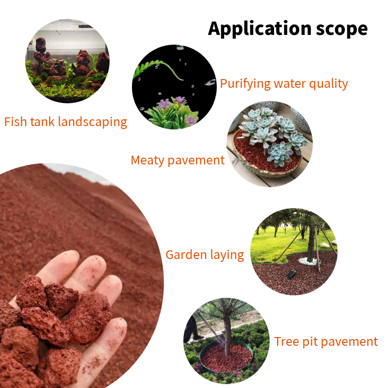 natural porous volcanic lava rock pumice stone red lava rocks prices for plants  Hydroponic culture